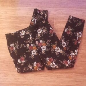 Jules & Leopold Women's Floral Dress Pants - Black and Multicolor - Women's SM